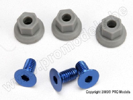 Wing mounting hardware, (4x8mmCCS (aluminum)(3)/ 4x7mm flanged N