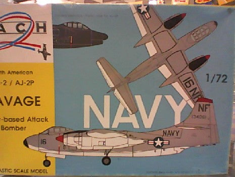 Maquette Avion North American AJ-2 Savage 1/72 - MACH
