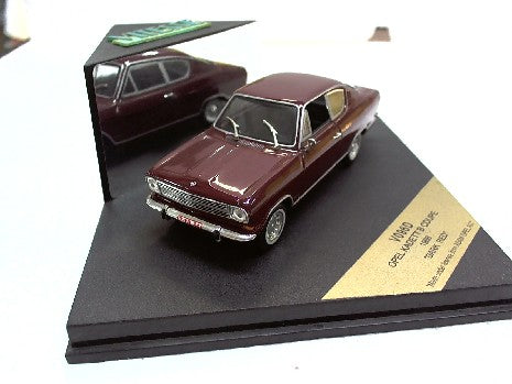 Opel Kadett B Coupe 1966 - Miniature Rouge Foncée 1/43