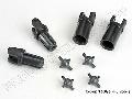 Driveshafts, telescopic (external-splined (2) & internal-splined