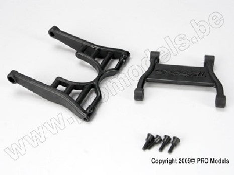 Wheelie bar arm (1)/ connector (1)/ 3x12 SS (hex drive) (4)