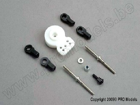 Servo saver/ servo saver center link (2)/ rod ends/  tie rods (4