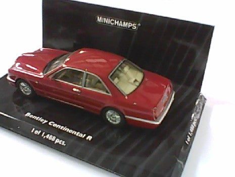 BENTLEY CONTINENTAL R 1996 ROUGE METALLIQUE 1/43