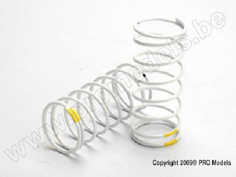 Spring, shock (white) (GTR) (front 0.7 yellow) (1 pair)