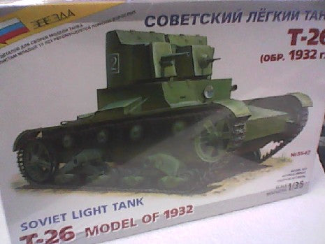 TANK SOVIET.T26 1/35