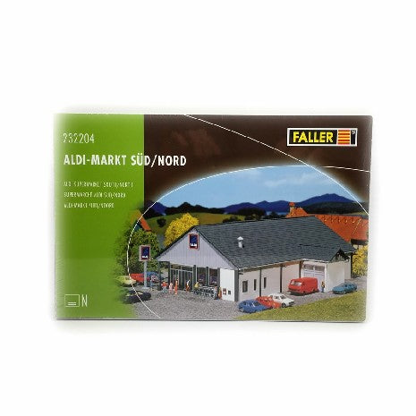 SUPERMARCHE ALDI N - Décor Modélisme pour Trains N