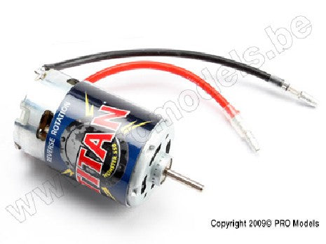 Motor, Titan 550, reverse rotation (21-turns/ 14 volts) (1)