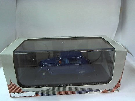 PEUGEOT 202 1938 BLEU FONCE 1/43