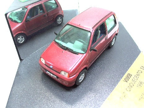 FIAT CINQUECENTO SOLEI 1996 BLEU METAL