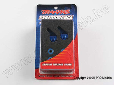 Steering blocks, Rustler/Stampede/Bandit (2), 6061-T6 aluminum (