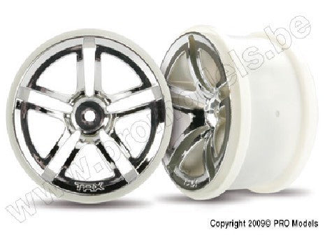 Wheels, Jato Twin-Spoke 2.8" (chrome) (electric rear) (2)
