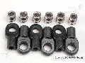 Rod ends, short (6)/ hollow balls (6)