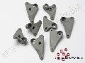 Rocker arm set, progressive-2 (90-T)/ spacers (red aluminum) (8)