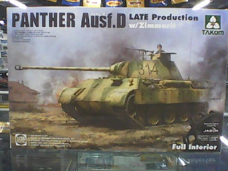 SD.KFZ.171 PANTHER AUSF D AV ZIMMERIT INTERIEUR D╔TAILL╔ 1/35