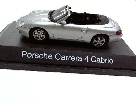 PORSCHE CARRERA 4 CABRIO GRISE 1/43