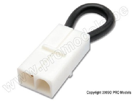 Connector, 14.4 volt to 7.2 volt jumper (allows a Traxxas dual-b