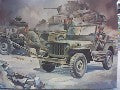 US JEEP WILLYS MB CARGO/37MM GUN  1/72