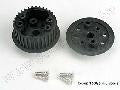 Differential  (34-groove)/ flanged side-cover & screws