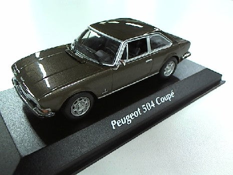 PEUGEOT 504 COUPE BRUN 1/43