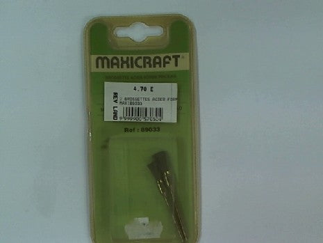 Brossettes en Acier Forme Pinceau - MAXICRAFT