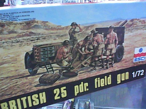 BRITISH 25 PDR FIELD GUN  1/72