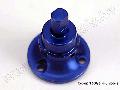 Blue-anodized, aluminum differential output shaft (non-adjustmen