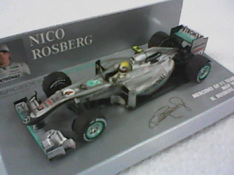Miniature Formule 1 Mercedes GP Petronas MGP W01 - Nico Rosberg - 2010 1/43