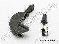 Cover, gear/ motor mount hinge post/ 3x8mm CS with split and fla