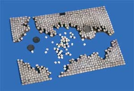 ROUTE PAVEE ENDOMMAGEE   1/35