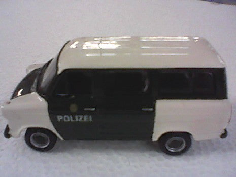MINICHAMPS FORD TRANSIT 1971 POLIZEI - Miniature Voiture 1/43