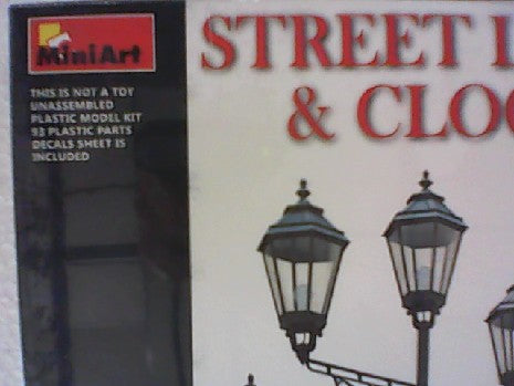 STREET LAMPS AND CLOCKS 1/35