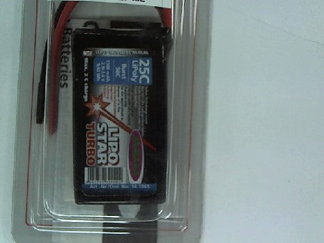 Pack d'Accus Lipostar Turbo 7,4V 1300mAh pour Voitures RC