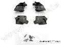 Retainer, battery hold-down, front (2)/ rear (2)/ CCS 3x12 (4)