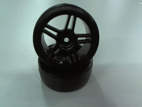2 ROUES DRIFT NOIR 63X26MM 1/10