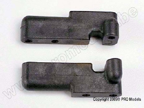 Servo mounts, steering/ shift (f&r) (black)