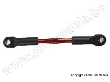Turnbuckle, aluminum (red-anodized), camber link, rear, 49mm (1)