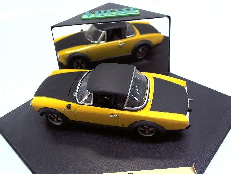 FIAT 124 SPY.SPORT ABARTH STRA.JAUNE 1/43