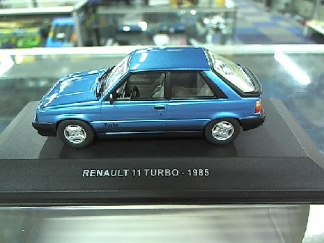 RENAULT 11 TURBO 1985 BLEU 1/43