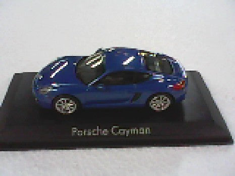 PORSCHE CAYMAN 2013 - AQUA BLUE METALLIC 1/43