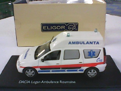 DACIA LOGAN AMBULANCE ROUMAINE 1/43