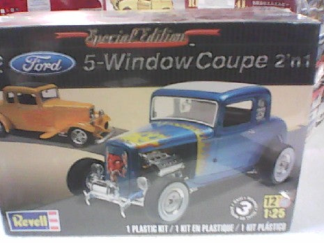 32 FORD 5 WINDOW COUPE 1/25