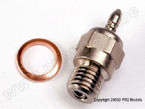 Glow plug, standard (long-hot)/ gasket