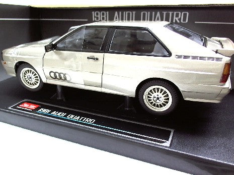 AUDI QUATRO 81 ARGENT 1/18