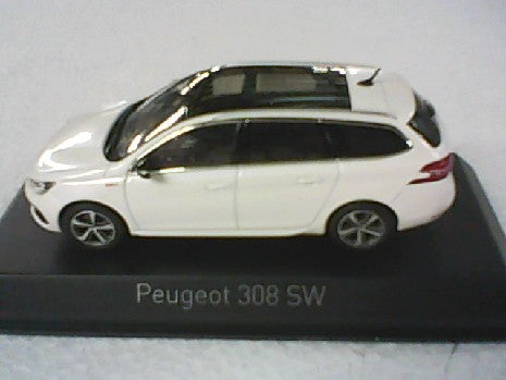 PEUGEOT 308 SW GT LINE 2017 BLANC PERLE 1/43