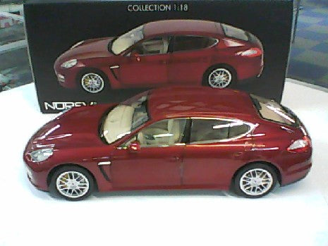 PORSCHE PANAMERA 4S 2009 RED 1/18