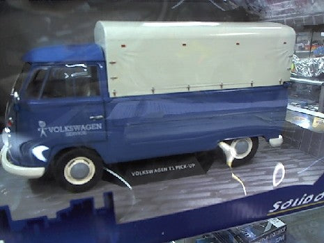 VOLKSWAGEN T1 PICK-UP 1950 "VW SERVICE" AVEC BACHE 1/18