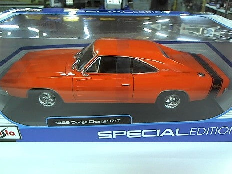 DODGE CHARGER R/T 1969 ORANGE 1/18