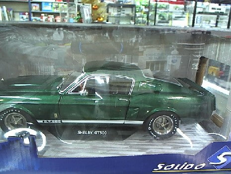 FORD MUSTANG SHELBY GT500 1967 VERT DARK HIGHLAND GREEN 1/18