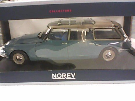 CITROEN ID 19 BREAK MONTECARLO BLEU 1/18