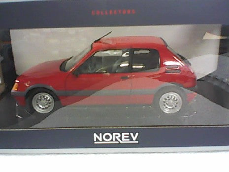 PEUGEOT 205 GTI 1.6 1988 ROUGE 1/18